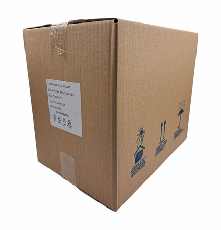 Taśma Klejąca Bulldog Szer.48mm N.132mb Klej Solvent K.brązowy