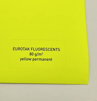 Eurotak Fluorescents Yellow 80g A-251 500x700mm Z/n R200