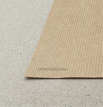 Papier Pakowy Prążkowany 60g K.brązowy 1050x1260mm Lg Fsc Mix Credit Pbn-Coc-012373
