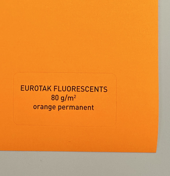 Eurotak Fluorescents Orange 80g A-251 500x700mm Z/n R200