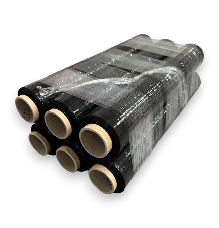 Folia Stretch Ręczna K.czarny 23micr. N.118mb 1,25kg Netto Op6