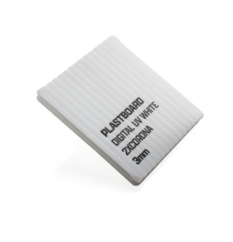 Plastboard Digital Uv White 2xcorona 2000 X 3000 X 3mm 400g