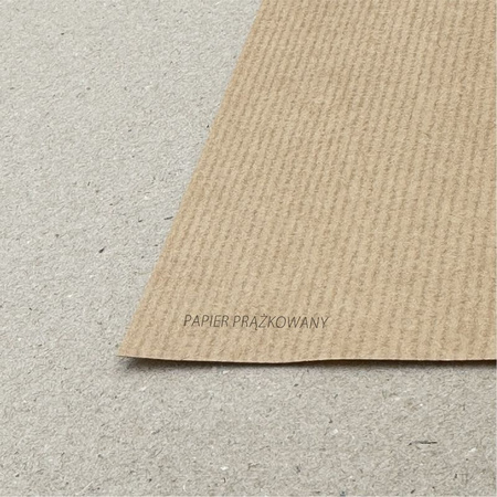 Papier Pakowy Prążkowany 90g K.brązowy 1050x1260mm Lg Fsc Mix Credit Pbn-Coc-012373