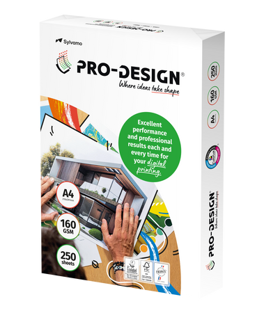 Pro Design 160g 210x297mm A4 R250 Fsc Mix 70% Pbn-Coc-012373