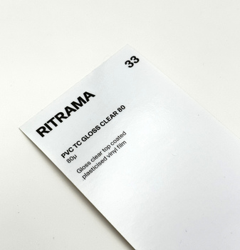 Ritrama Clear Pvc Gloss 110g Usuwalny Ar801 700x1000mm B/n R100