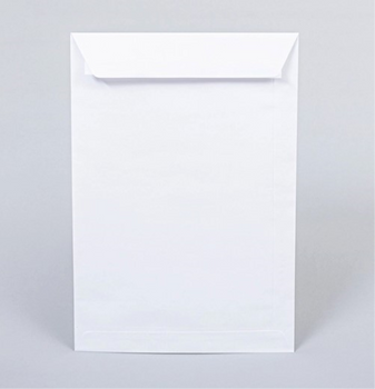 Koperta K.biały C4 Hk 90g 229x324mm Op250 Krótki Bok Poddruk Szary