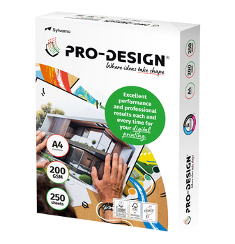 Pro Design 200g 210x297mm A4 R250 Fsc Mix 70% Pbn-Coc-012373